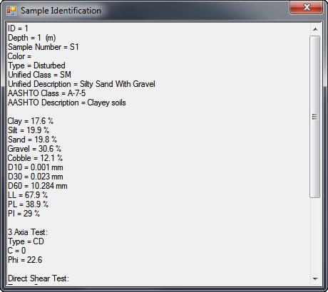 چاپ هوشمند در برنامه پردازشگر آزمایشهای مکانیک خاک